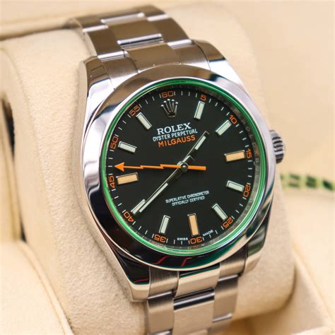 rolex milgauss thickness.